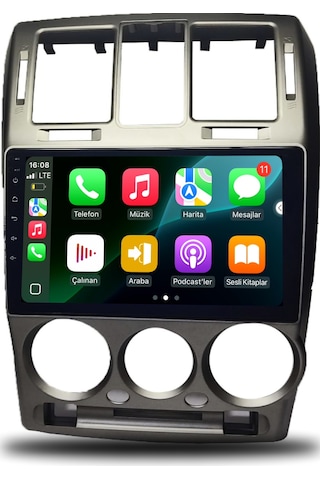 Caros Hyundai Getz 2003-2011 Uyumlu Android Multimedya Büyük Çerçeveli 4gb Ram 64gb Hafıza 9"