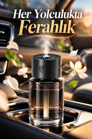 Otomatik Sprey Araç Kokusu Hareket Sensörlü 3 Modlu Usb-c Şarjlı Aroma Difüzörü Dx5
