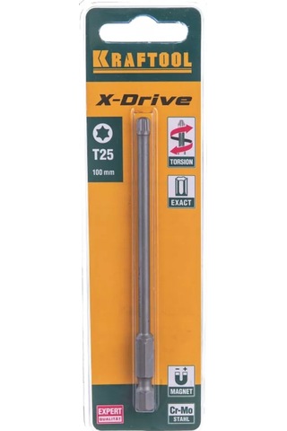 Kraftool T 25 Mandren Uçları, 100 Mm. 186609496