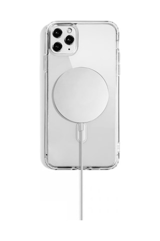 Apple Uyumlu iPhone 14 Pro Max Kilif Magsafe Destekli Seffaf Silikon Kapak 558843819