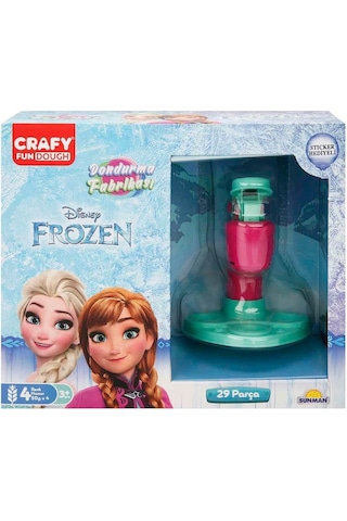 Crafy Frozen Dondurma Fabrikası Oyun Hamuru Seti 200 Gr. 29 Parça