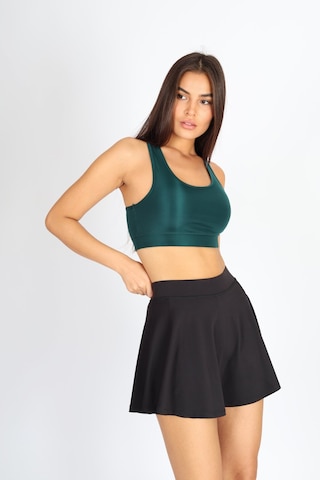 Soft&Basic Yeşil Hafif Destekli Kaplı Sporcu Bralet Yeşil