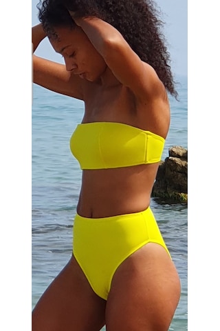 Deep Beach Yüksek Bel Bıkını Altı Db20005ba Beyaz