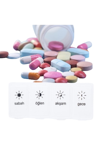 1 Adet Günlük İlaç Kutusu İlaç Kutusu Düzenleyici