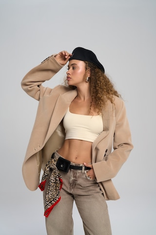 Mai Studios Co. Runa Oversize Bej Blazer Bej