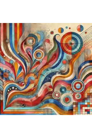 İskandinav Soyut Tablo Set Çerçevesiz 50x50cm Pvc Tablo 4'lü Set 024 Her Bir Tablo 50x50cm Büyüklüğündedir.