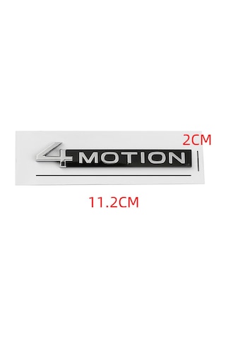 4 Motion Bagaj Yazı Abs Şık Tasarım Bagaj Logo Arma 4 Çeker