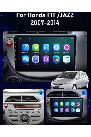 EXVOL Honda Jazz 2008 - 2014 Android 2/32 GB Multimedia 10'' HD IPS