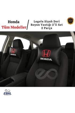 Honda Oto Koltuk Boyun Yastığı Tüm Modeller İçin Uygundur Bej - Siyah