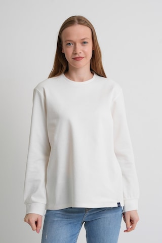 Alexander Gardi Alexandergardı Uzun Kollu Basic Sweatshirt Beyaz