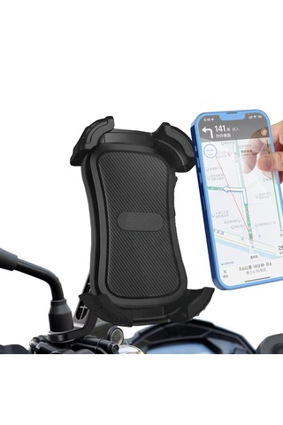 360 Derece Döner Bisiklet Scooter Aynadan Telefon Tutucu Al4576