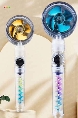 Dmr Turbo Pervaneli Duş Başlığı Inox