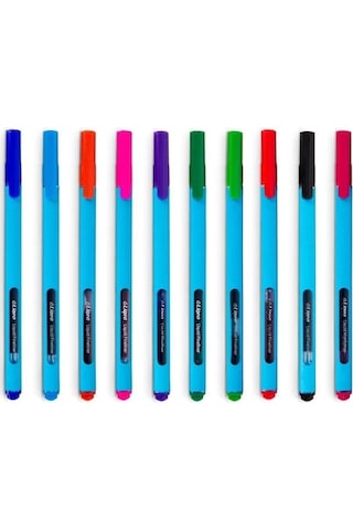 F8027 Fınelıner Kalem Pvc' Li 10'lu Set 10 Renk
