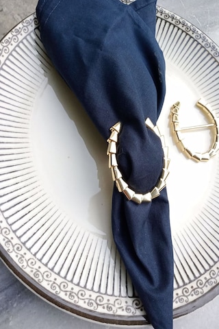 12 Adet Gold Metal Nal Peçete Yüzüğü