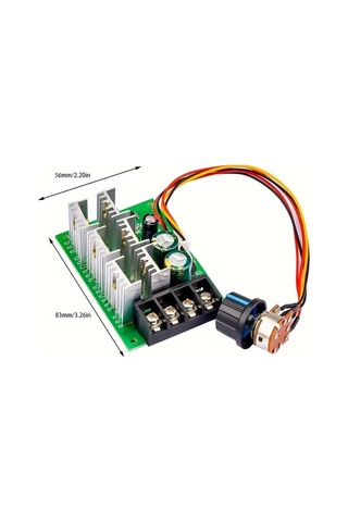 Xuweiwei 1 Bilgisayar 1 Adet Dc 9 55v 40a 2000w Pwm Dc Motor Hız Kontrol Cihazı Yüksek Güç Kontrolörü