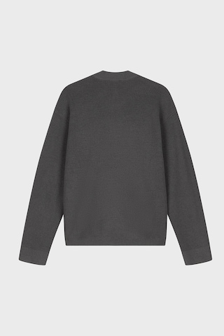 Emporio Armani Yün Ve Pamuk Karışımlı Bisiklet Yaka Düğmeli Hırka Erkek Hırka Em006289 Af27812 U8107 Füme