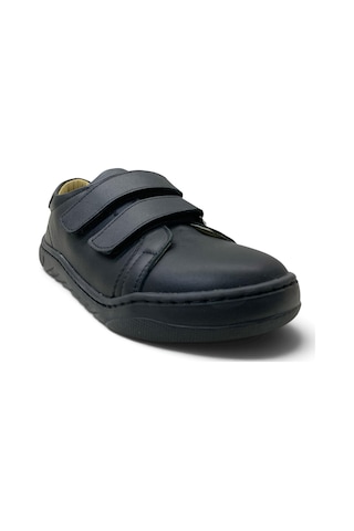 Tuğba Ortopedi 502 Çocuk Barefoot Deri Okul Ayakkabısı Siyah