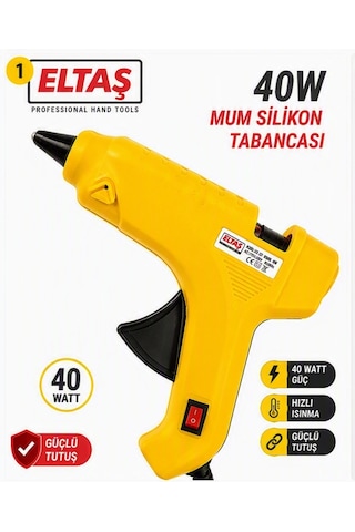 Eltaş 40w Mum Silikon Tabancası Sıcak Slikon Yapıştırma Tabancası Lrd-123