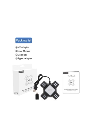 Switch, Xbox One, Ps3/4 İçin Fare Ve Klavye Adaptörü