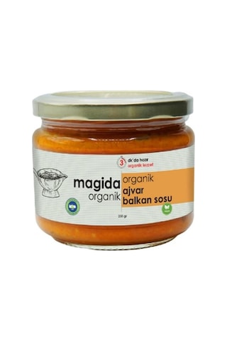 Magida Organik Ajvar Balkan Sos 230gr-2592