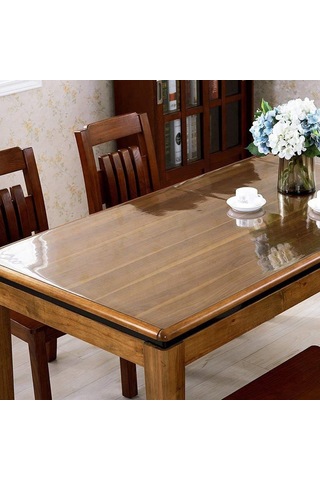 Argezemin Pvc Kalın Kaymaz Masa Örtüsü Koruyucu