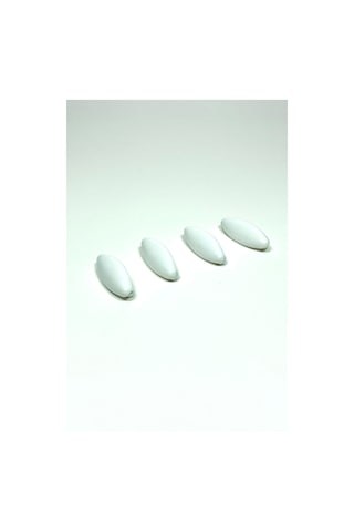 Royaleks 4 Adet Plastik Çengelli Eşarp Ve Şal İğnesi Beyaz 4 Cm Çok Renkli