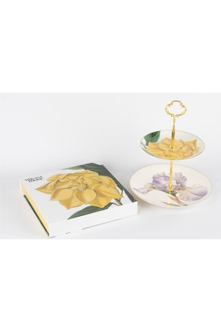 Mikasa Moor Art Of Botanica 2 Katlı Servis Standı 20x16x27cm P388.132795 Çok Renkli
