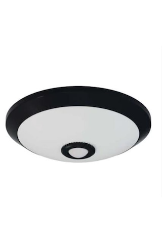 Horoz Sensörlü Tavan Armatür 360d 2xe27 Siyah Kasa Plastik Cam-gövde Siyah