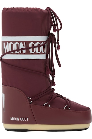 D013 Burgundy Bot Kar Kadın 80d1400440 Moon Boot Icon Nylon 35-41 Bordo
