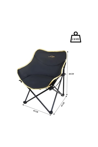 Yek Outdoor Campout Alüminyum Xxl Büyük Masa + 2 Campout Fırat Sandalye Set Siyah