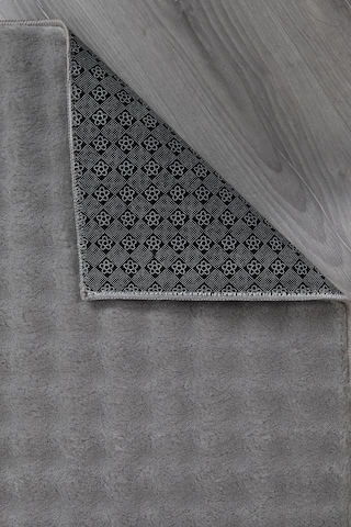 Dekoratif Bubble Uzun Tüylü Yumuşak Puffy Peluş Kaymaz Yıkanabilir Salon Koridor Halı Yolluk Gri