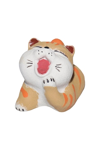 Homyl Kitaplık Hediye Yatak Odası Için Kedi Çay Hayvanı 5,1 Cmx6,6 Cmx5 Cm