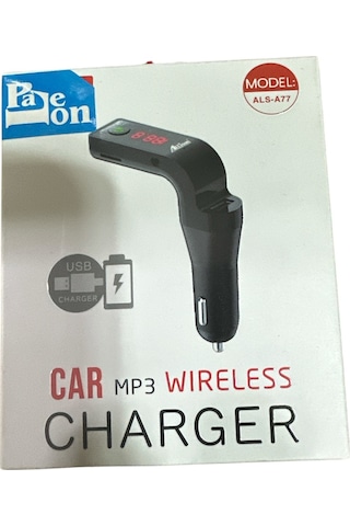 Bluetooth Lu Araç Mp3 Çalar & Çakmaklık Wireless Fm Transmitter Usb Şarjlı