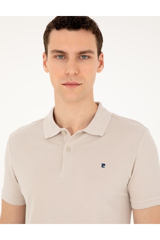 Pierre Cardin Erkek Taş Tişört Basic 50291625-vr049 Taş