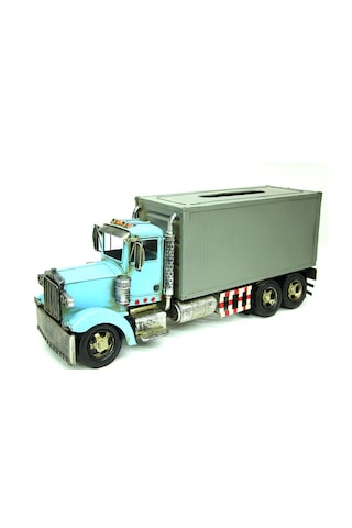 Vintage Dev Boy Metal Kamyon Tır 52cm