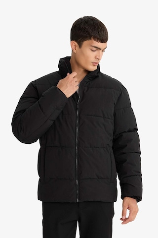 Defacto Su İtici Regular Fit Dik Yaka Fermuarlı Cepli Mont E9991ax25wnbk27 Siyah-bk27