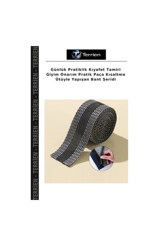 Günlük Pratiklik Kıyafet Tamiri Giyim Onarım Pratik Paça Kısaltma Ütüyle Yapışan Bant Şeridi
