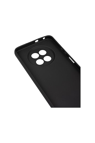 Techaks Realme 12 Kılıf Zore Biye Silikon - Siyah Siyah