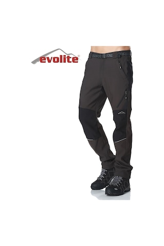 Evolite Freebird Outdoor Erkek Pantolon 4-yön Esnek Stretch, Şardonlu Sıcak İç, Kayak & Amp Trekking Siyah