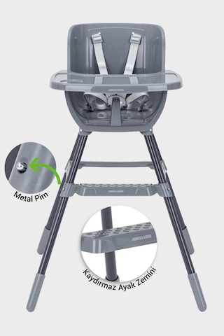 Wellgro Ergo Mama Sandalyesi, Gri