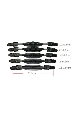 KRAKEN Palet Kayışı Çelik Yaylı Plastik Tokalı Çift Siyah