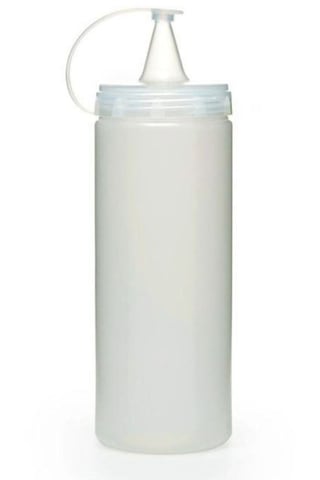 Lunaev Şeffaf Kapaklı Sızdırmaz Yağlık Sosluk Şişesi Plastik Yağdanlık 400 Ml. Ap-9028 Açık Gri