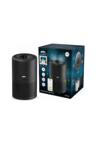 Hava Temizleme Cihazı 3 Kademe Filtreleme Otomatik Fan Uv Aydınlatma Sessiz Uyku Mod Wifi Uzaktan Kontrol Sap-5508 5705 Çok Renkli