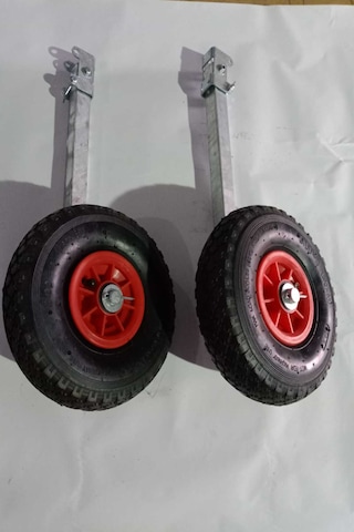 Deniz Motoru Taşıma Arabası + Şişme Bot Taşıma Tekeri