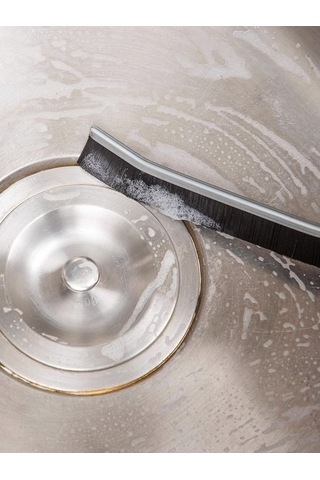 Dancemonkey Banyo Uzun Boşluk Fırçası Mutfak Fayansı Temizleme Çok Fonksiyonlu Fırça - Siyah