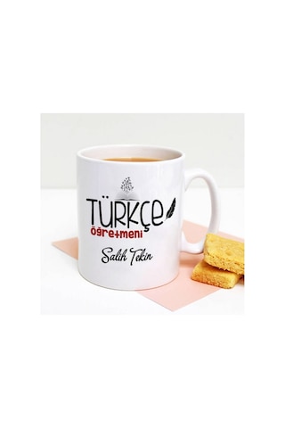 Kişiye Özel Türkçe Öğretmeni Kupa Bardak Ha37