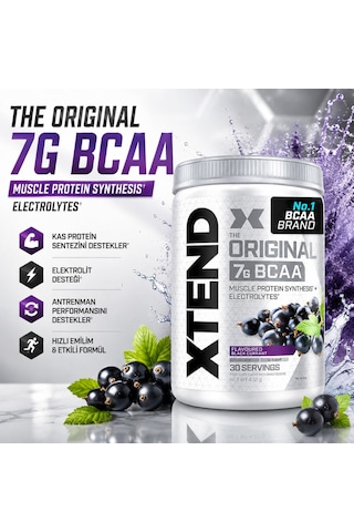 Xtend Bcaa Muscle Protein Elektrolit 432 Gr - Black Currant