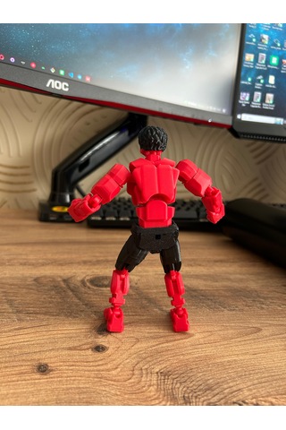 Dummy Red Hulk 3d Baskı Eklemleri Hareketli Figür 16 Cm Koleksiyonluk Oyuncak Hulk