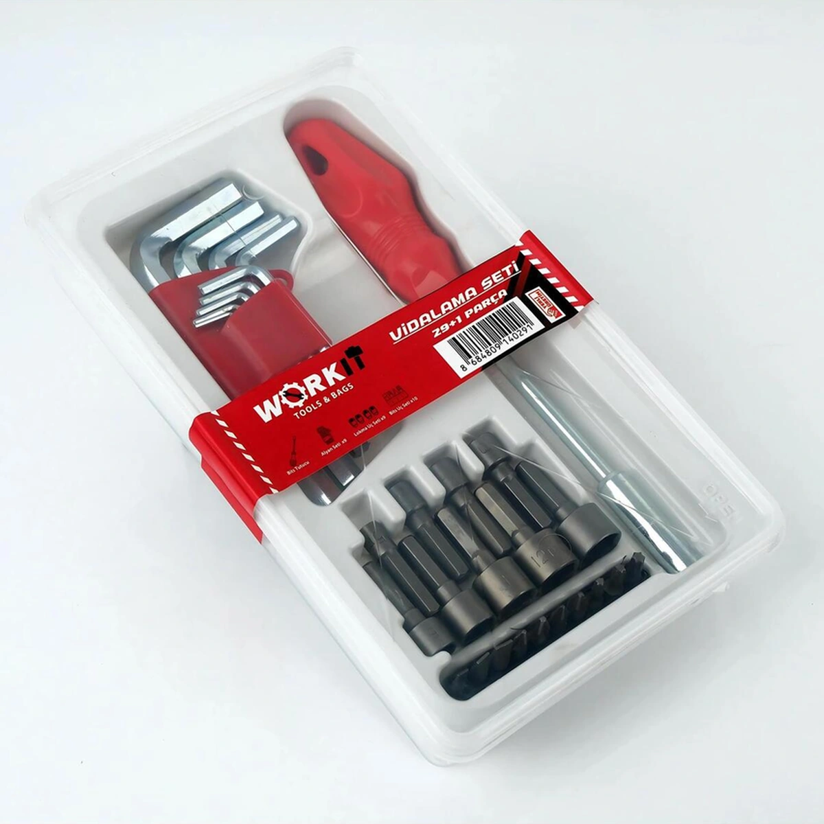 29 İn 1 Bits Uç Tutucu + Allen Takımı + Bits Uç Takımı + Lokma Uç Takımı
