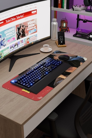 Pulp Fiction Ucuz Roman Tarantino V4 70x30 Xl Gaming Kauçuk Kaymaz Taban Mouse Pad Fare Altlığı